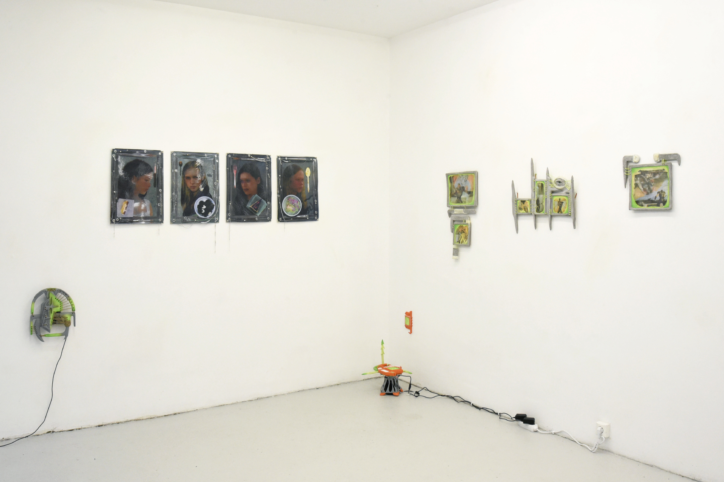 Raphael Moreira Gonalves / Zo Brunet-Jailly, exhibition view, Group Show "DISSIDIA" at Galerie Julio, Paris